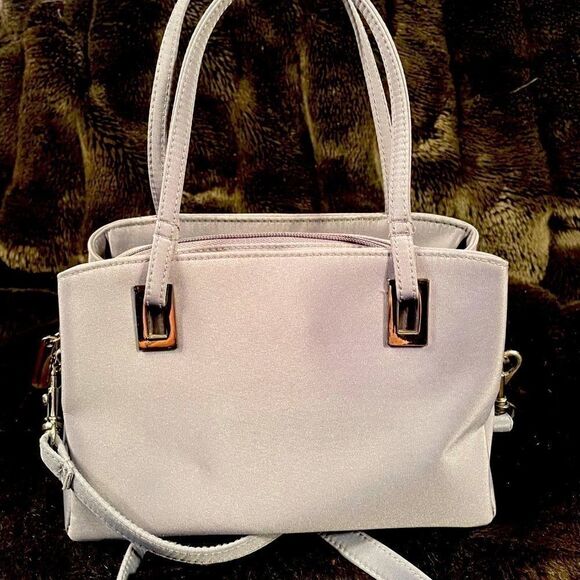 GRAY FABRIC  PURSE - Picture 1 of 7